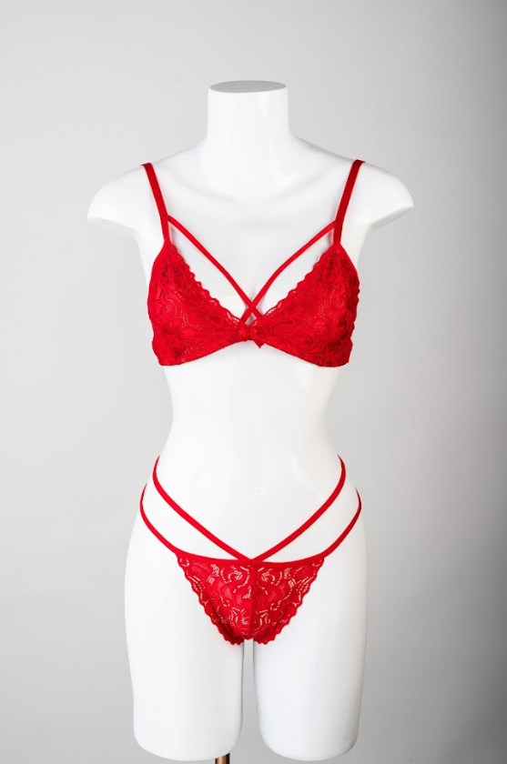 Pu$$y Diosa - Bralette - Rojo